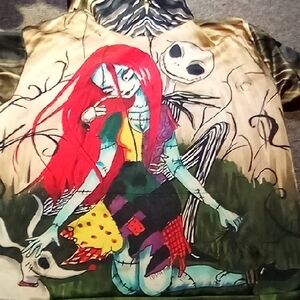 Men's XXL Nightmare Before Christmas AOP All Over Print Hoodie